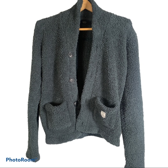 Azul by moussy S cozy soft fleece cardigan - Picture 2 of 7